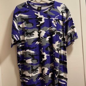 Purple camo tshirt